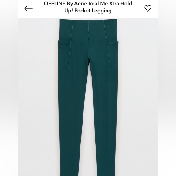 NWT Aerie Real Me Xtra Hold Up! Pocket Legging - Picture 3 of 5